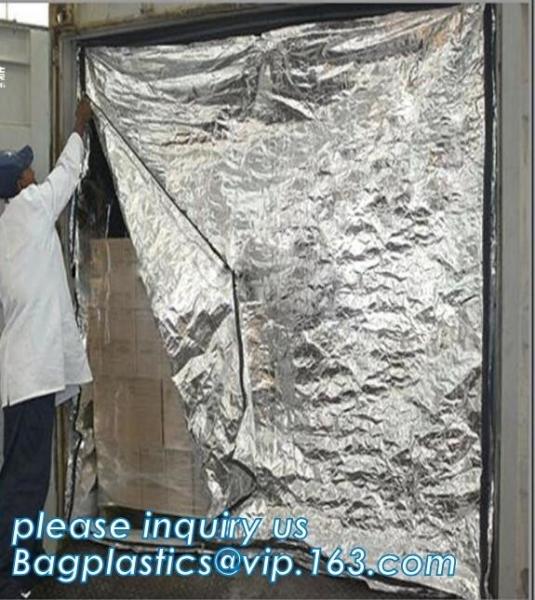 Thermal Insulated Pallet Covers, Rusable container Pallet Blankets, Radiant Barrier Foil Heat Resistance Bubble
