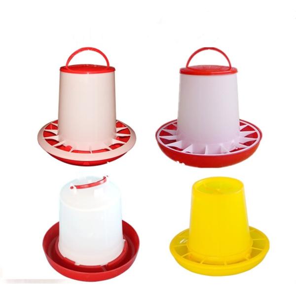 Plastic Portable Farming Poultry Feeder Drinker 1kg