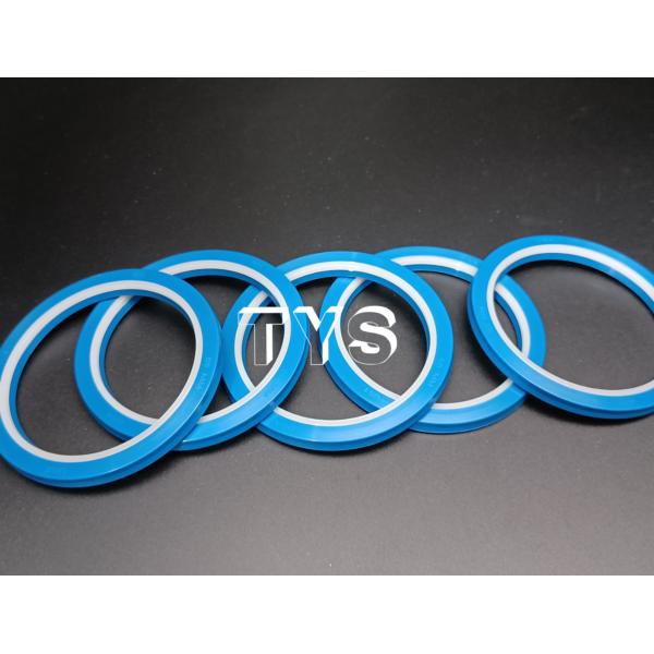 HBY-65 65x80.5x6.3 size blue&white Color  Type HBY Hydraulic Cylinder Seal Kit Buffer Ring for Excavator Repair Seal Kit