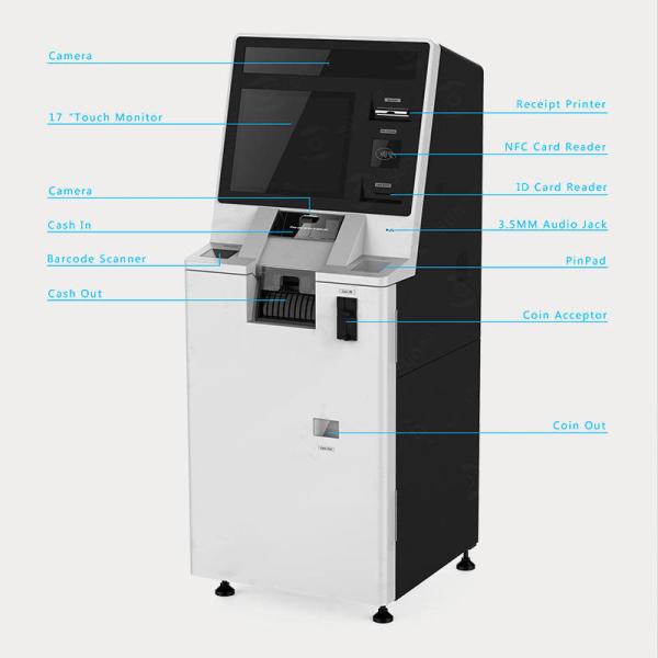 Customized Graphic Multifunctional Cash Deposit Machine For Bank