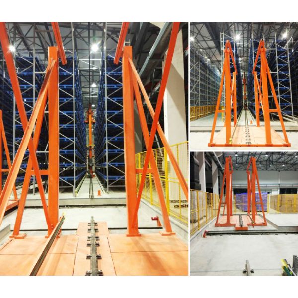 Single Deep pallet Stacker Crane ASRS, Floor Supported SRM(Storage Retrieval Machine), Automatic Storage And Retrieval System,Automation Logistics Warehouse