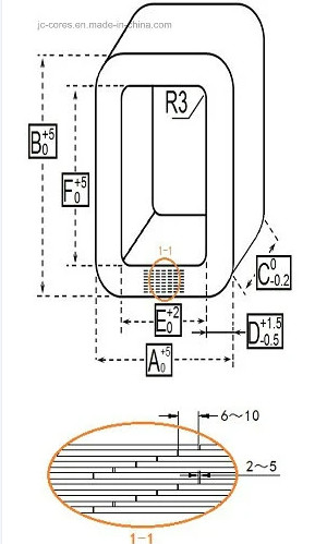 10KVA Jc Cores Transformer Wound Cores Power Frequency Transformer