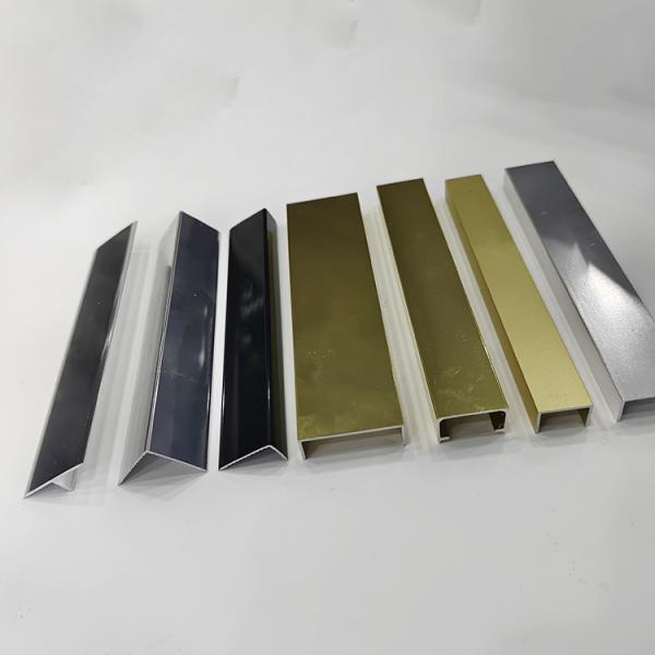Aluminum Floor Edge Trim for Laminate Flooring Threshold Transition T5 Temper Profiles