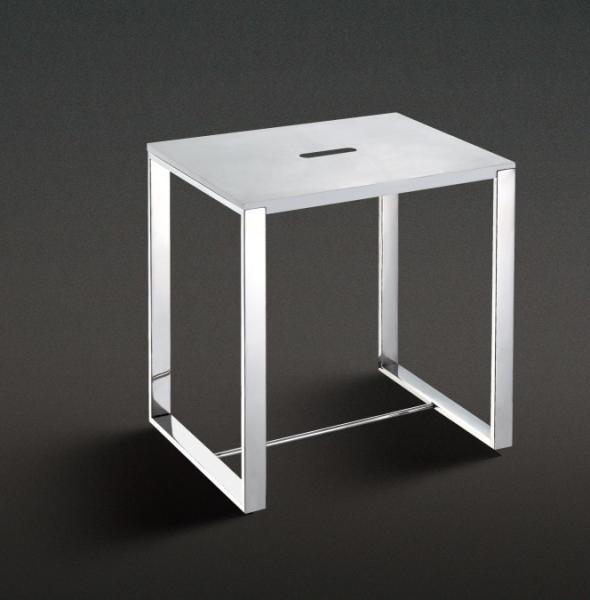 Professional  Resin 	Stone Shower Stool 400*300*430 White Grey Black Optional