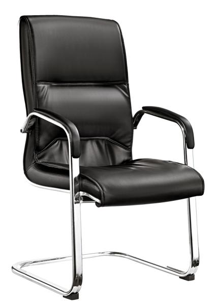 Durable Mid Back Office Visitor Chairs For Customers PU And PVC Covered