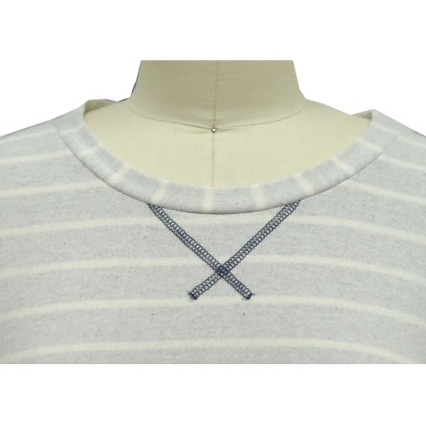 Allover Striped Casual Ladies Wear Yarn Dyed Inside Long Oversized Knit Sweaters