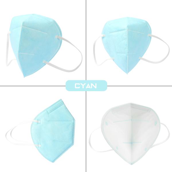 Устранимый тканевый материал лицевого щитка гермошлема КН95 не сплетенный для на открытом воздухе защитного