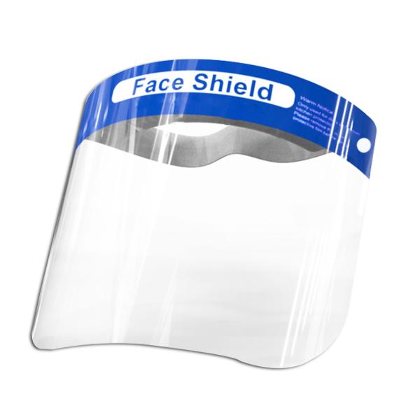 330 * 220mm Medical Protective Face Shield Vented Foam Anti Glare FDA Listed