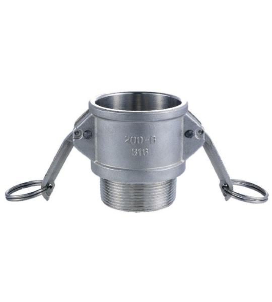 Stainless steel 304 or 316 Quick Connect Coupling Type B MIL-A-A-59326 EN14420-7