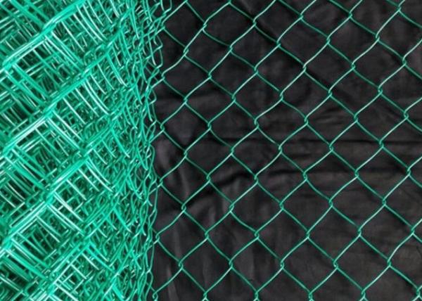 7 Ft PVC Coated Hot Dipped Galvanized Chain Link Fence Fabric Residential