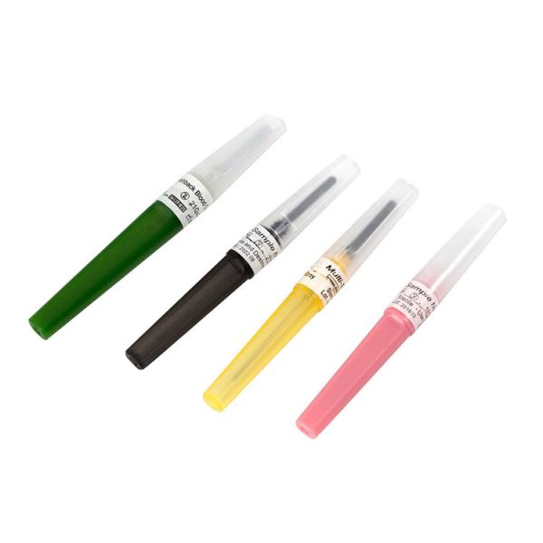 Agulha médica de 21G Pen Type Blood Collection Vacuum com suporte