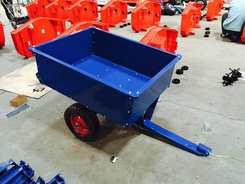 WCART - 2Wheel 9.9cubic. Utility Cart Trailers; single axle Atv Trailer; Garden Trailer For Atv Quad