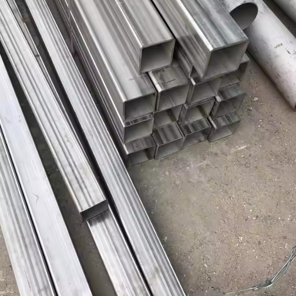 A554 200x200 SS Square Tube Pickled Hairline Square Hollow Pipe