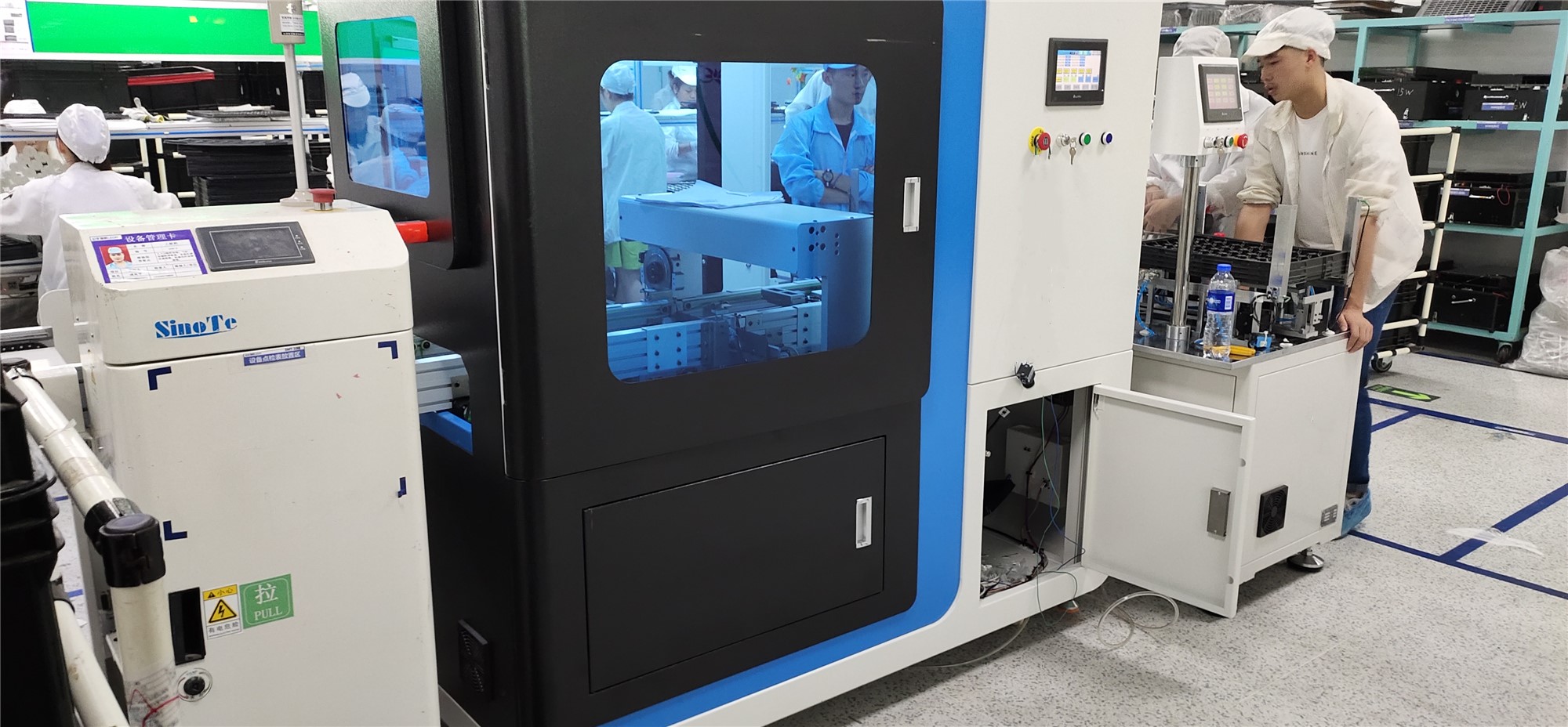 Автоматическое встроенное отделение 1,1 кВт Круговое лезвие Встроенное Vcut PCB Depaneling Machine с отходами PCB Сборник