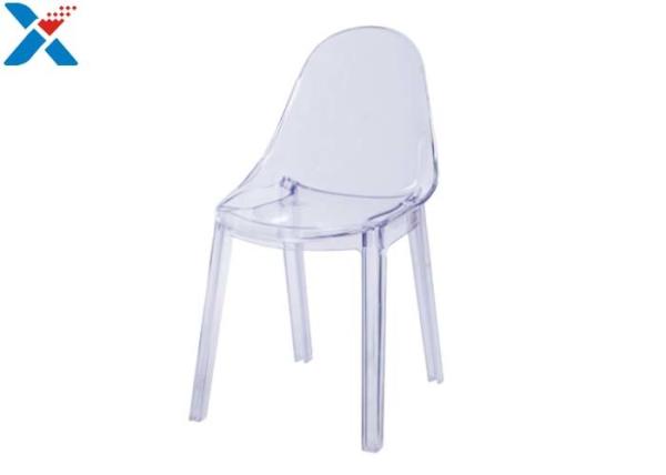 Fashion Acrylic Office Chair / Clear Acrylic Desk Chair For Nordic Office Room