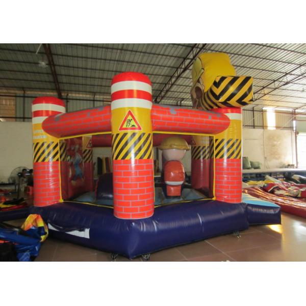 Новый надувной вышибала для строителей, надувной дом для прыжков на стройплощадке для продажи