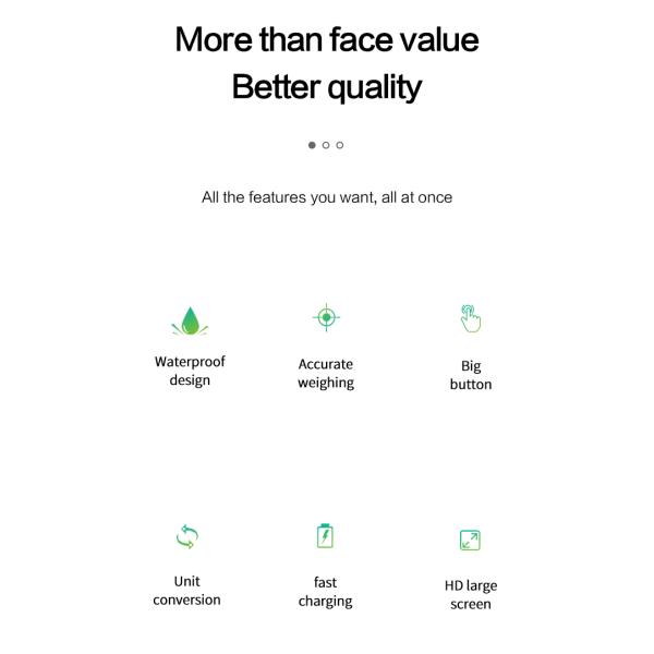 Balance de cuisine numérique de 10 kg Balance de cuisine électronique de cuisine Balance de poids pour les besoins de contrôle des portions