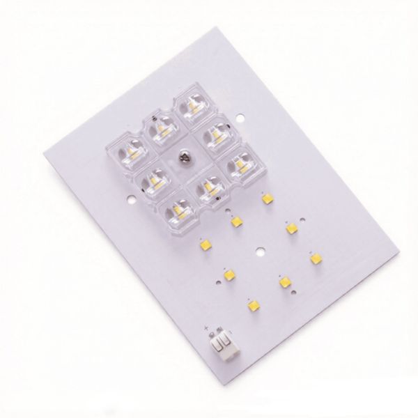 Custom Aluminum LED PCB Board for LED Lighting Single-Layer White PCB Manufacturer