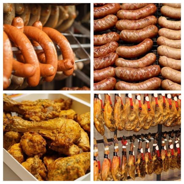 Intelligent Control Automatic Sausage Shawarma Smokehouse Oven Food Smoking Machine