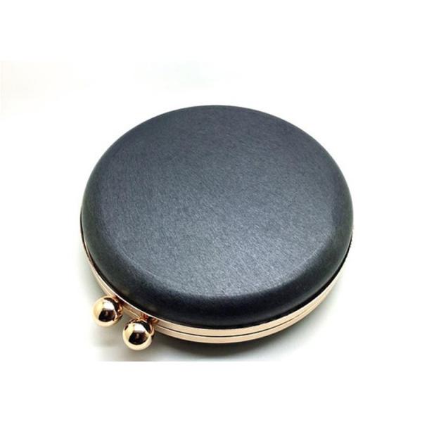 Sister Balls Clasp Round Purse Frame Gold Minaudiere Clutch Frame