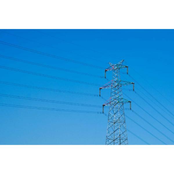 10kv - linha de transmissão 700kv torre de aço do ângulo