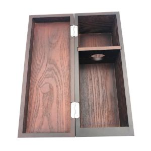 Wooden Wine Bottle Boxes Sustainable Shockproof With Custom Logo
