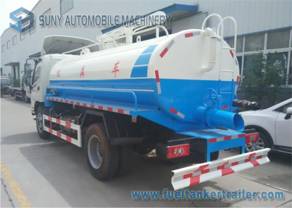Foton Aumark Stainless Steel Sanitation Water Tanker Truck Vacuum Pump Truck 8000L