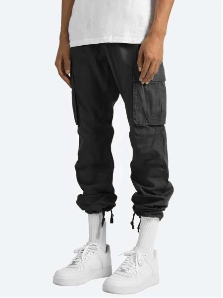 custom  Men's jeans pants Polyester Straight fit Pants with Zipper Closure