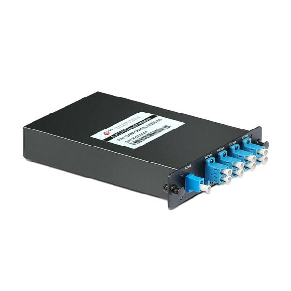 19 Inch Rack Fixed Optical Fiber WDM DWDM Modules Cassettes X3 Pluggable For FTTH Transmission