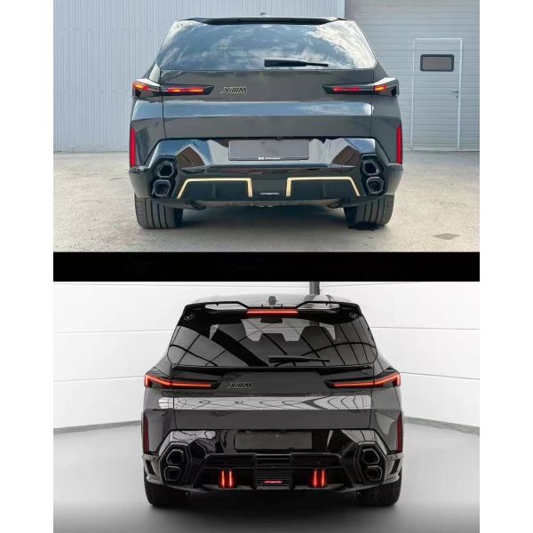 For BMW XM Carbon Fiber Body Kit XM Upgrade LD-style Carbon Fiber Front Lip Diffuser, Spoiler Wheel Arch