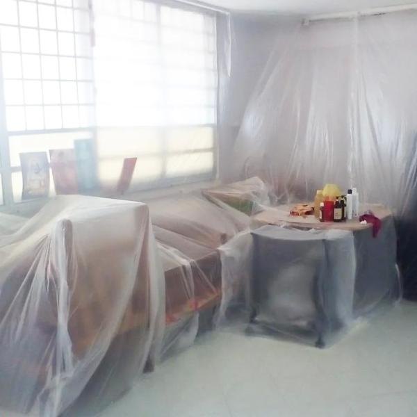 Filme de polietileno flexível claro do envoltório da pálete da amostra grátis para Sofa Bed, mobília