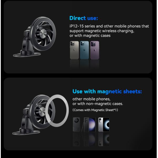 Essager ES-ZJ24 serie de teléfono de automóvil magnético soporte de montaje