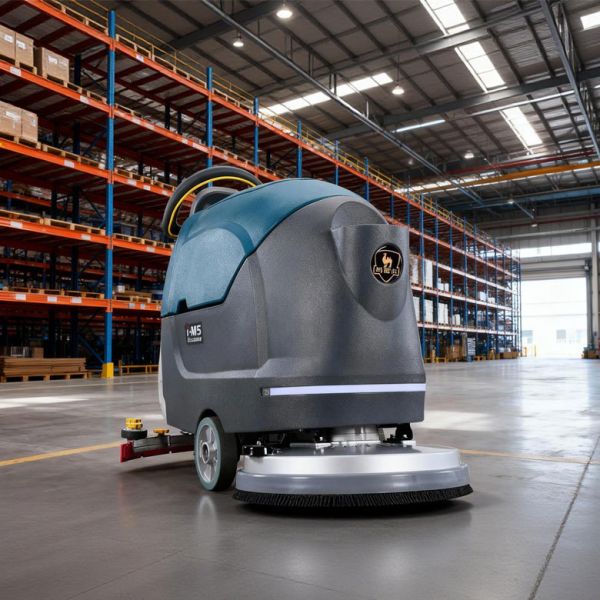 Marshell i‑M5 Walk‑behind Floor Scrubber – 60/65L Tank, 6hr Runtime, Commercial Floor Cleaner