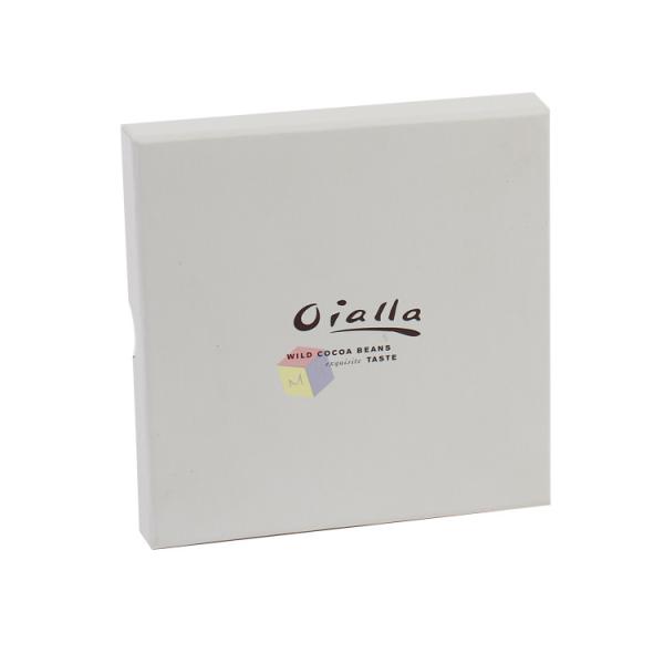 Manufacturer Customized Logo Food Gift Packaging White Chocolate Box Design With Paper Tray