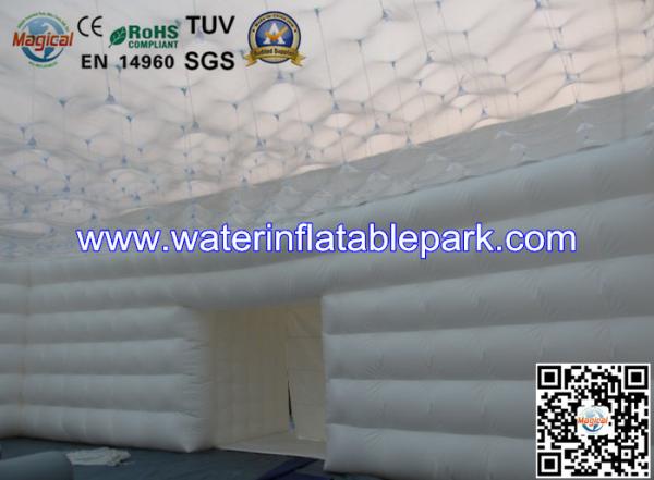 Outdoor Heavy Duty Garden Inflatable Party Tent  With Clear Roof