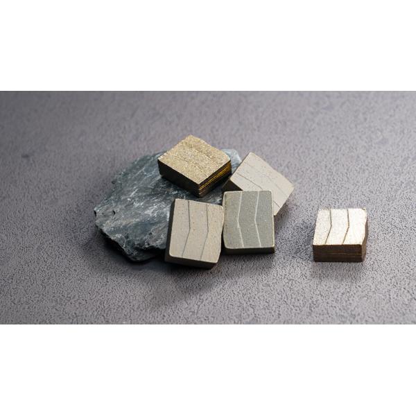 Polished Finish M and Flat Shape Diamond Sintered Segment for Sandstone Cutting Tools