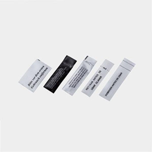 Белый магазин одежды 58KHz 65*20mm шьет в ярлыке