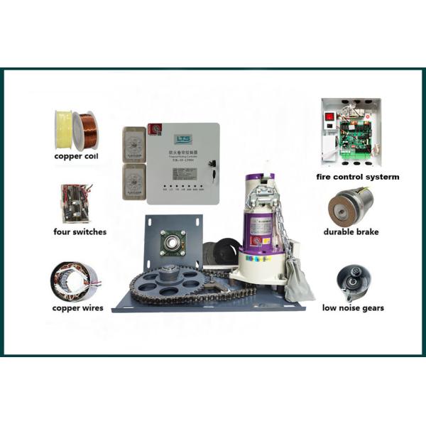 AC 1000kg Roller Shutter Motors 380V Fire Rated Door Opener