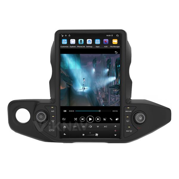 Авторадио для Jeep Wrangler (2018-2021) 13,6 дюйма GPS навигация DVD мультимедиа авто стерео 2din