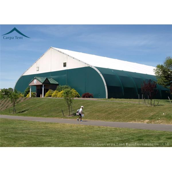Aluminum PVC Fabric Outdoor Event  Large Sports Tents With Curved Shape 30m By 35m