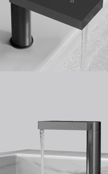 ODM Automatic Led Bathroom Faucet infrared Sensor Tap For Wash Basin Zinc alloy