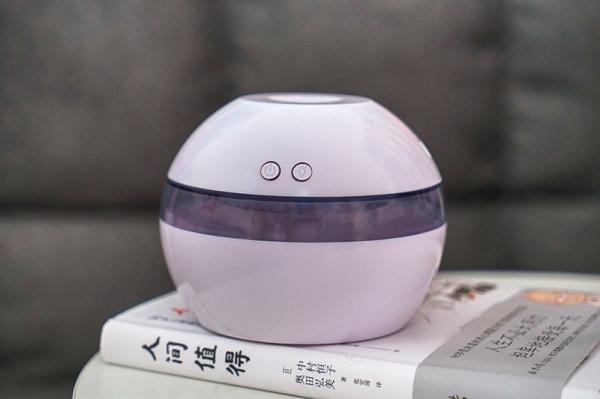 Small night lamp wood grain humidifier essential oil aromatherapy lamp bedroom Nightlight incense portable aromath