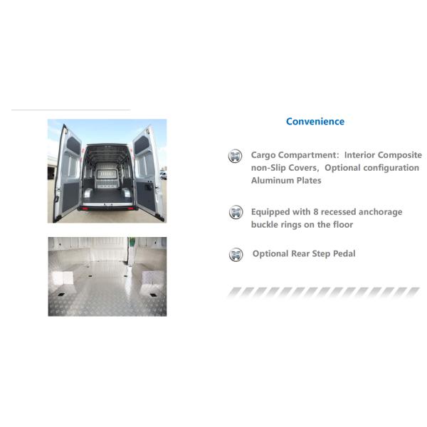 Hudson EBOLD Electric Cargo Van 77.28kWh 518km Long Endurance New Energy Vehicle