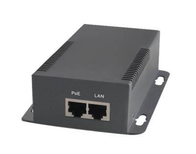 60w PoE Single Port Splitter 55 Vdc 10/100/1000Mbps