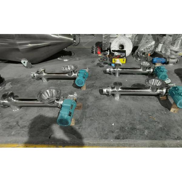 Cement Mortar Conveying Machine Stainless Steel Tube Inclined Screw Conveyor