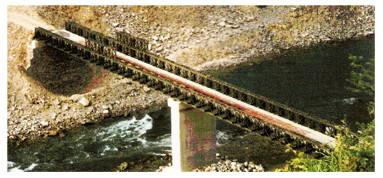 Prefabricated Delta Bailey Bridge High Stiffness For Commercial 