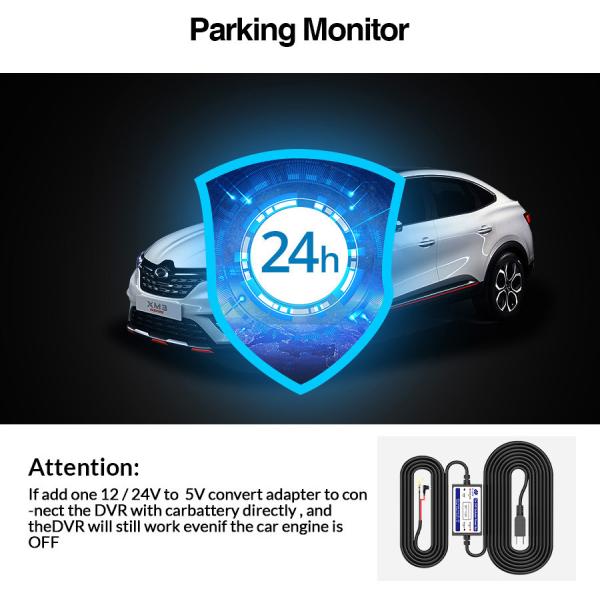 24h ADAS 4g Smart Зеркало заднего вида Автомобильный рекордер Двойной видеорегистратор GPS DVR Циклическая запись