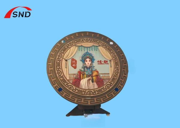 Ductile Iron Painted Round Manhole Cover Pressure Grade Class 250