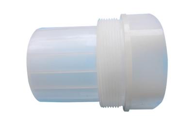 White Color PVDF Parts PEEK PPS PI PTFE PVDF Plastic Machining Customized Size