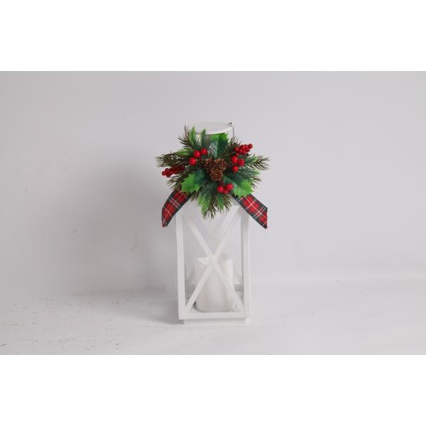 Christmas Lanterns Indoor Outdoor Metal Decorations Electronic Candles